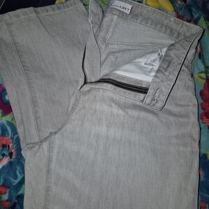 ❗️NWOT❗️Loft Curvey High Waist Straight Crop Gray Denim 👖Jeans 8/29